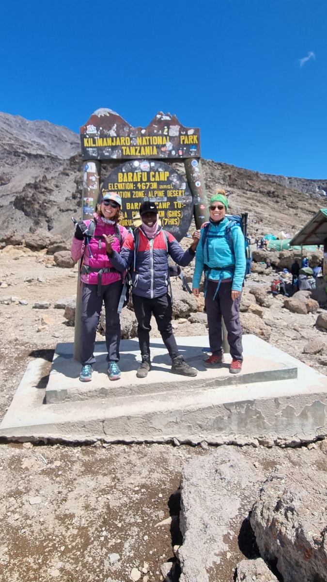 Barafu Camp 4673m — antes do cume
